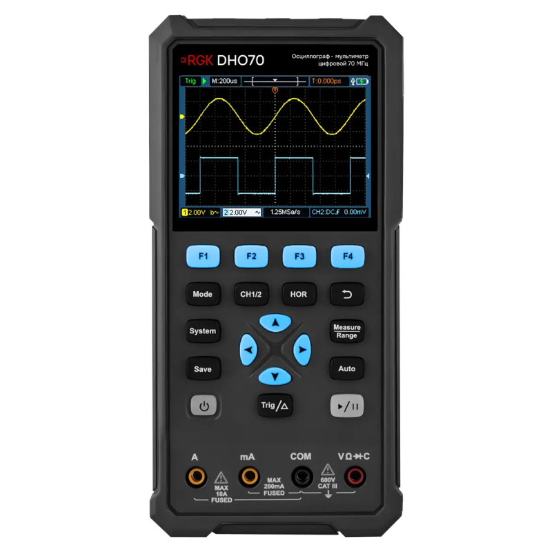 Осциллограф-мультиметр RGK DHO70